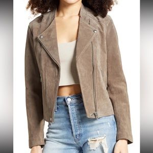 Blank NYC Suede Moto Jacket